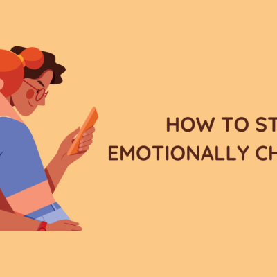 How to Stop Emotionally Cheating